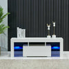 Modern High Gloss TV Unit Cabinet Stand Sideboard Entertainment Center LED Light