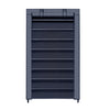 Mondeer Dustproof 45 Pairs 9 Tier Shoes Organiser Rack Cabinet Stand Holds Grey