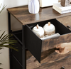 Industrial Chest Drawers Vintage Storage Sideboard Rustic Metal Furniture Unit