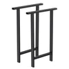 2x Heavy Duty Metal/Black Table Leg Bench Coffee Table Furniture Feet Industrial
