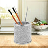 Sparkly Crushed Diamond Crystal Filled Utensil Holder Kitchen Storage Spoon UK