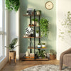 Mondeer Industrial Staggered layering 5 Shelf Storage Display Metal Bookcase