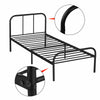 3FT Single Metal Bed Frame Strong Structure Bedstead Bedroom For Adult Kids