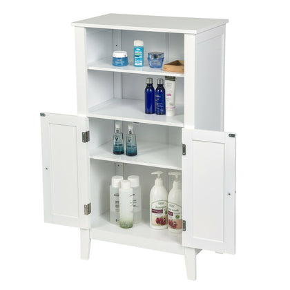 Bathroom Cabinet Storage Unit Free Standing Cupboard w/ Shelves Unit Furniture