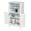 Bathroom Cabinet Storage Unit Free Standing Cupboard w/ Shelves Unit Furniture