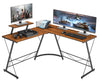 L-shaped Computer Desk Corner Table Workstation Home Office Study Furniture