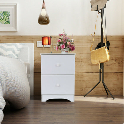 Assemble Storage Cabinet Bedroom Bedside Locker Single Drawer Bedside Table