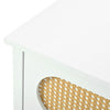 Chest of Drawers 3 Rattan Drawers White Storage Cabinet Home Bedroom Furniture