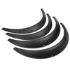 4PCS Universal Fender Flares Wheel Arch Extensions Flare Wide Polyurethane Black