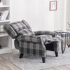 Recliner Armchair Retro Wingback Fabric Fireside Chair Sofa Upholstery Lounger