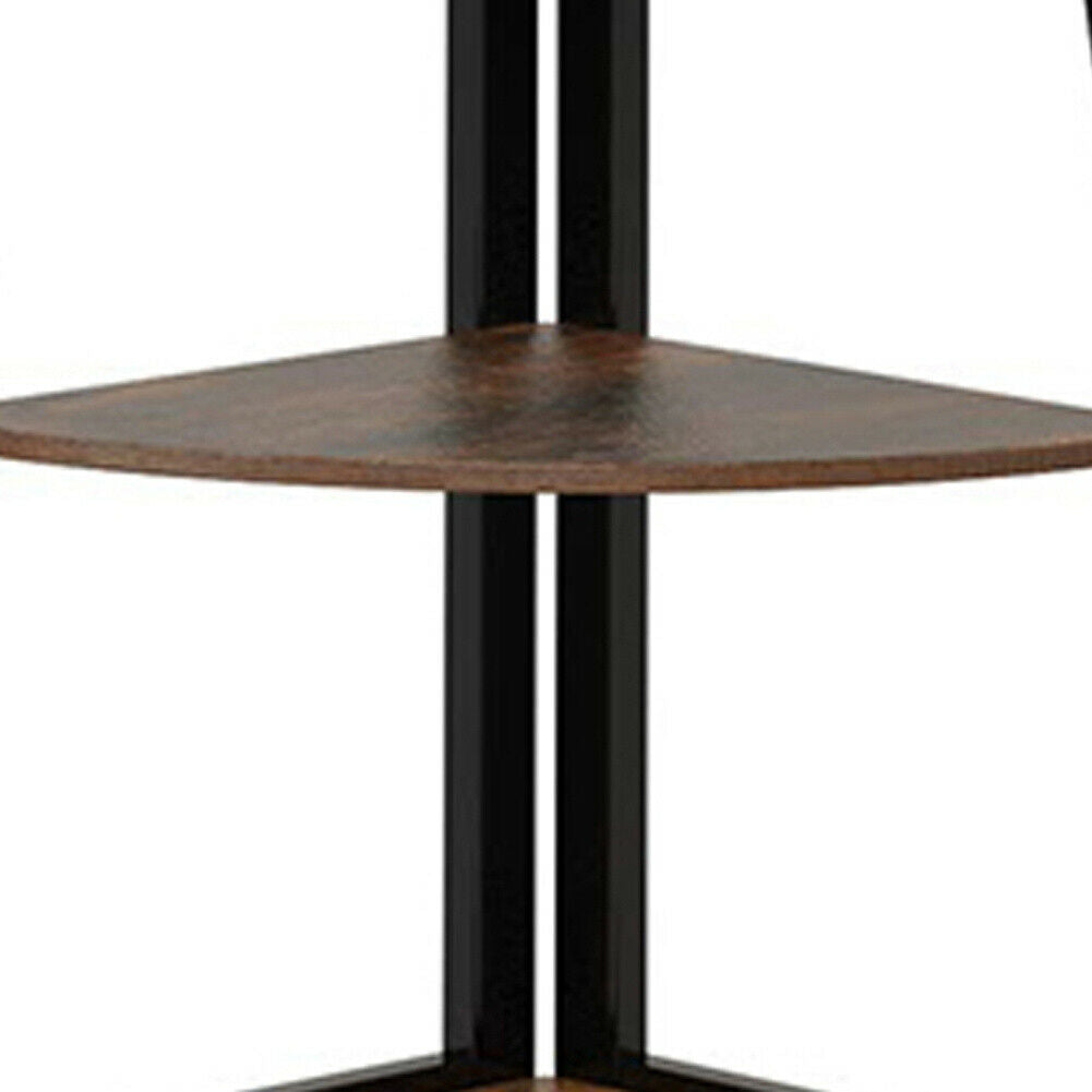 5 Tier Plant Flower Pot Stand Corner Storage Display Ladder Shelf Rack Bookshelf