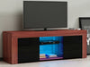 Modern TV Unit Cabinet Stand Sideboard Matt body and High Gloss Doors LED Lights
