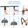 Fitness Pulley Cable System DIY Loading Pin Lifting Triceps Rope Machine Workout