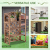 3-Tier Wooden Flower Stand Plant Holder Shelf Display Rack