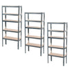 5 Tier Shelving Storage Racking Garage Racks Heavy Duty Steel Warehouse Shelves