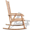 Bamboo Rocking Chair Wooden Garden Patio Furniture Living Room Outdoor Seater