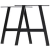 2x Industrial Metal Steel Table Legs Dining/Bench/Office/Desk Legs Set A Frame