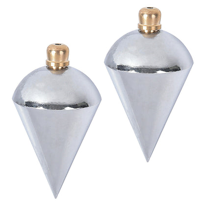 2 X Trojan Plumb Bob 150G Builders Metal Steel Building Bricklayers Level Guide