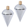 2 X Trojan Plumb Bob 150G Builders Metal Steel Building Bricklayers Level Guide