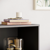3 Tier Bookcase Low Shelving Display Storage Stand Furniture Black