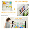 4 Tier Kids Wooden Bookcase Sling Storage Chest Children Book Shelf Organizer