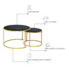 Nest of Tables Nested Tables Coffee Table Side End Table Nesting Living Room BN