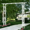 2M Detachable Wedding Stand Flower Rack Arch Party Door Garden Prop Decoration