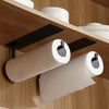 Under Cabinet Kitchen Roll Paper Holder Toilet Towel Towel Rack Self Adhesive