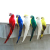 Artificial Parrot Fake Lifelike Feather Parrot Realistic Garden Ornament Decor