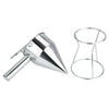 Stainless Steel Piston Funnel with Support for Sauce Cream Dosing Hand Funnel