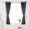 Blackout Curtains Thermal Ready Made Eyelet Ring- Energy Saving + Free Tie Backs