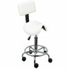 Salon Saddle Stool Swivel Hairdress Beauty Chair Hydraulic Lift Adjustable Seat