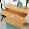 Chest Of Drawers Bedside Table Cabinet 5 Drawer Metal Handles Bedroom Furniture