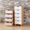 BATHROOM STORAGE CABINET BEDROOM WOODEN BESIDE TABLE CUPBOARD 4/5 DRAWERS