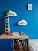 White or grey Cloud Shaped Wall Shelf Decorative Bedroom Nursery Display Unit
