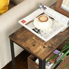 Vintage Industrial Side Table Style Small Slim Hallway Console Space Saving Unit