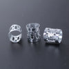 100Pcs Adjustable Metal Cuffs Dreadlocks Beads Braiding Hair Decorations