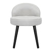 Velvet Upholstered Vanity Stool Dressing Table Makeup Chair Living Room Bedroom