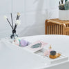 New Bamboo Wooden Bath Tub Rack Bathroom Shelf Tidy Tray Storage Caddy UK