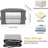 3PCS Underbed Clothes Storage Bags Zipped Organizer Wardrobe Cube Closet Boxes