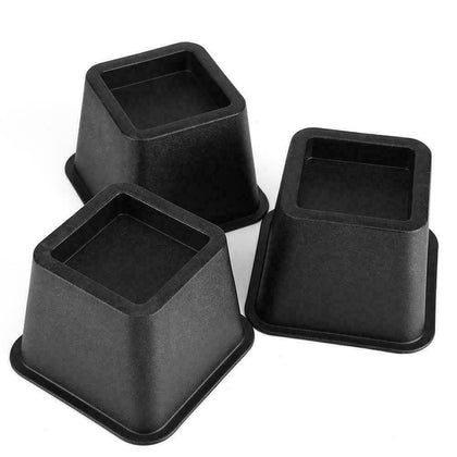 8X Bed Risers Armchair Furniture Blocks Elephant Feet Raiser Adjustable Height