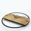 Retro Wall Clock Silent Big Gear Wooden Hanging Wall Clock Home Decor