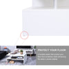 Modern Coffee Table Rectangular Living Room Table w/ Storage Drawer Compartment