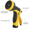 New Multi Pattern Garden Hose Pipe Spray Gun Head Soft Grip Handle Water Sprayer