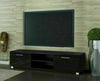 Modern TV Unit Cabinet Stand Living Room Set 140cm High Gloss Doors Black Fast