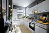 800 Kitchen Cabinet Unit Wall 2 Door Cupboard 80cm White Low Gloss Matt Junona
