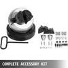 5" Jewelry Block Ball Vise 34PCS Attachment w/ Rubber Base Engraving Tool Kit