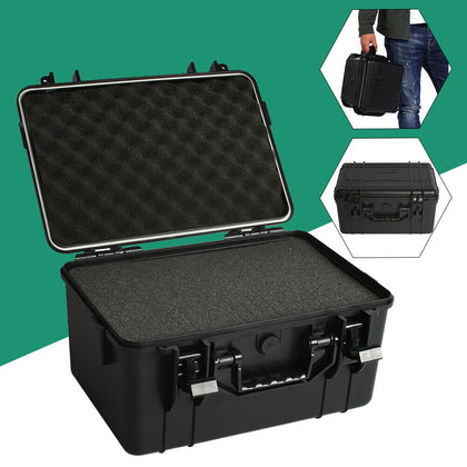 Hard Carry Case Plastic Box Protective Equipment Camera Travel Protect w/ Foam