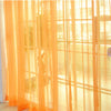 1/2pcs Pure Sheer Voile Window Screening Curtains Drape Panel Tulle Yarn Home UK