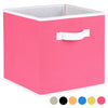 Square Foldable Fabric Storage Toy Box Collapsible Cube Unit Drawer